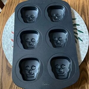 Halloween  themed muffin tray.